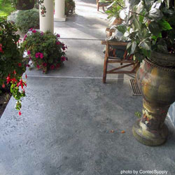 Concrete Flooring Staining Concrete Floors Front Porch