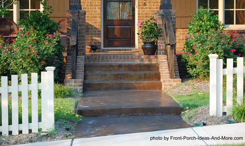concrete front porch steps ideas concrete front porch steps ideas