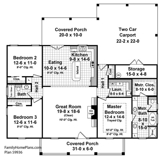  Small  House  Floor Plans  Small  Country House  Plans  