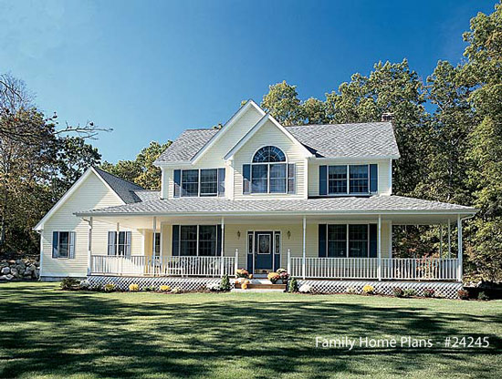 Country Home Designs | Country Porch Plans | Country Style ...