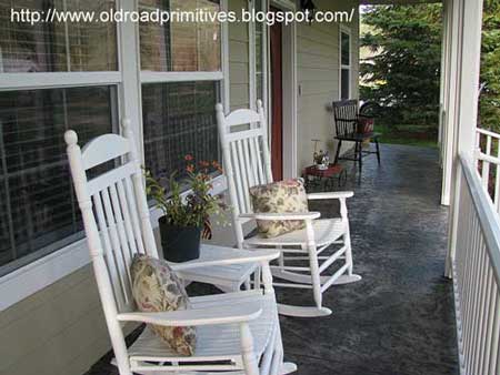 Kimberly's country porch