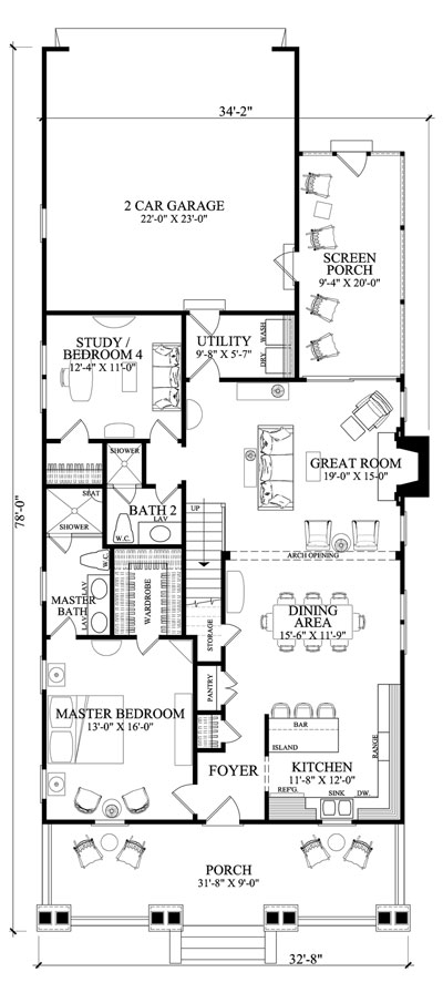 Craftsman Style Home Plans Craftsman Style House Plans