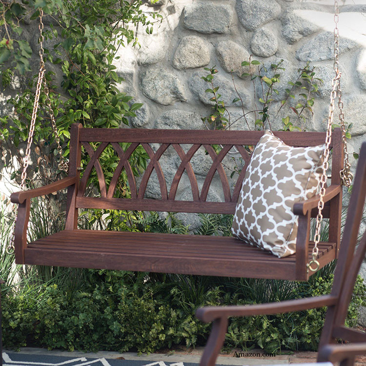 Comforting Wood Porch Swings are Beautiful