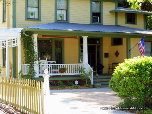 classic front porch in Deland Florida