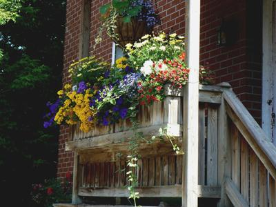 Even a small porch can be beautiful