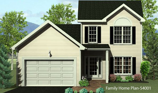 family home plans 54001