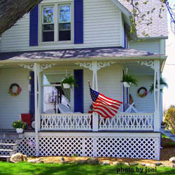 authentic 1898 farm house porch