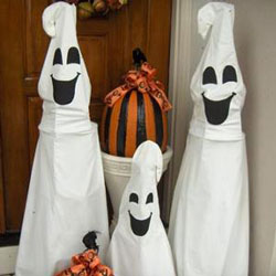 Three friendly ghosts