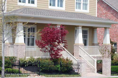front porch with craftsman type columns
