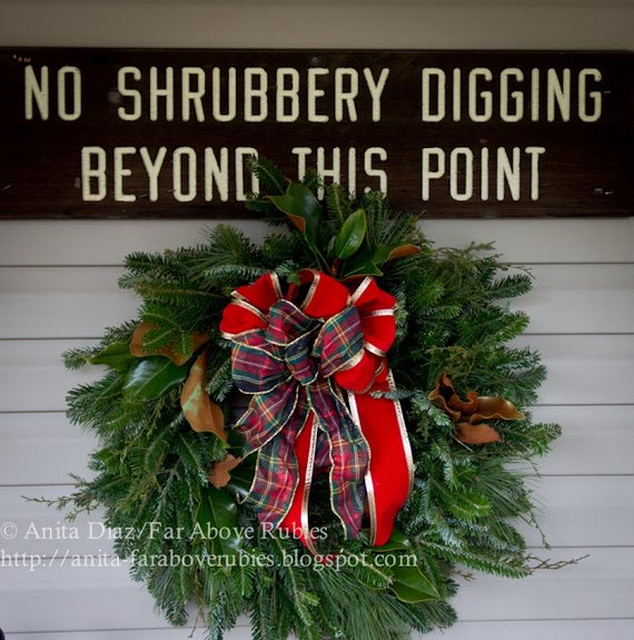 Anita decorates her home with Christmas vintage