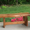 cherry garden bench
