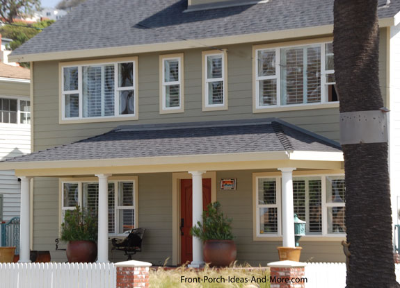 Porch Roof Designs | Front Porch Designs | Flat Roof Porch