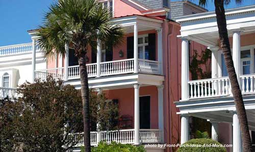 Historic Charleston SC front porches
