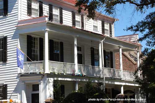 double decker front porch