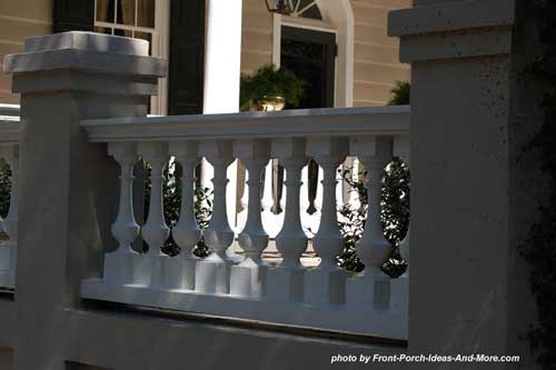 cast stone balustrade
