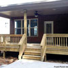 photo of back deck with steps