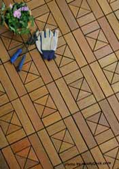 interlocking deck tile sample