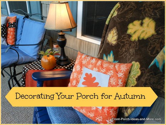 Our autumn porch at our new home
