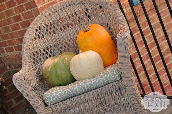 Just Us Four: Fall Front Porch