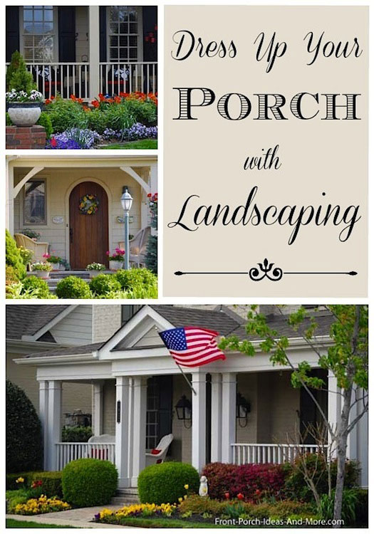 Home Landscaping Photos, Front Porch Landscaping Images