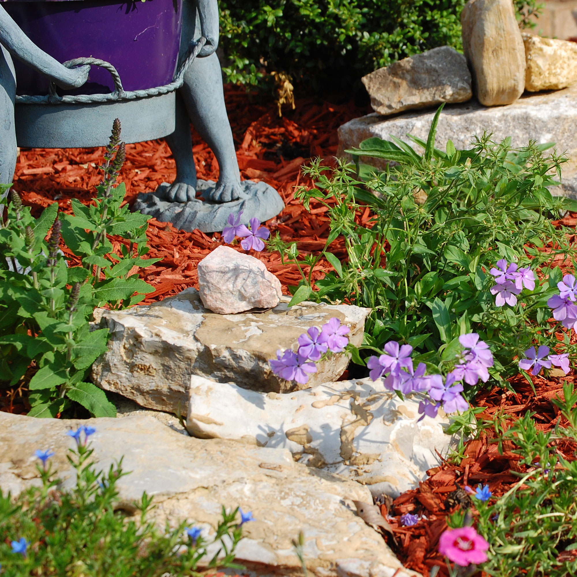 Landscaping with Rocks Around Your Porch