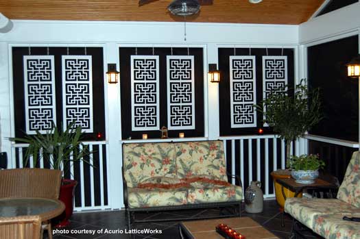 Vinyl Lattice Panels Black Lattice Panels Privacy Lattice Panels
