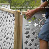 vinyl lattice panel for concealment