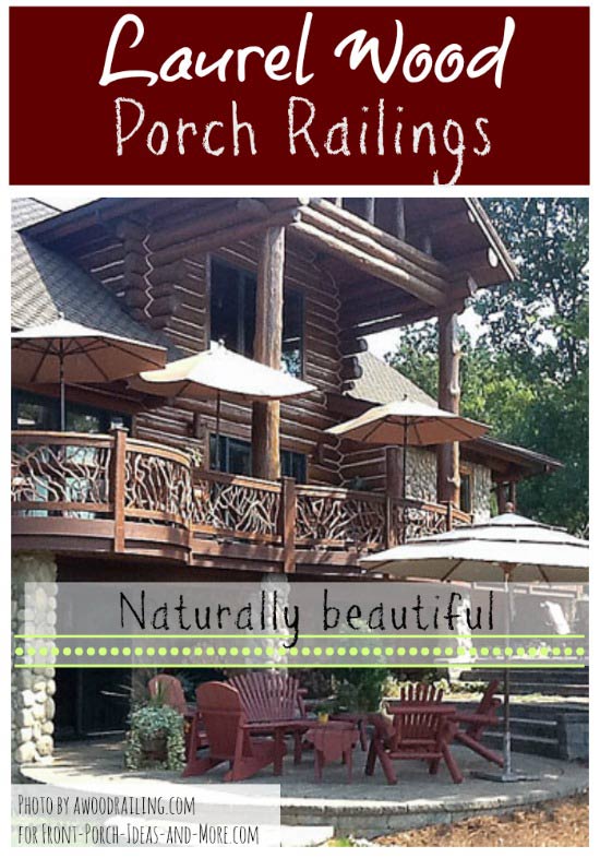Mountain Laurel Handrail: Wood Railings, Decks, Stairs