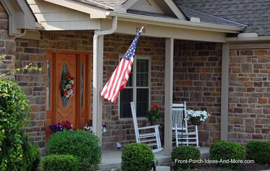 charming front porch in Lewis Center OH