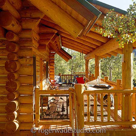 log home porch pic 10