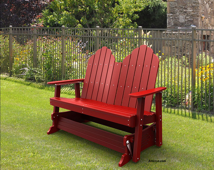 Recycled Plastic Glider Outdoor Furniture Glider Porch Gliders