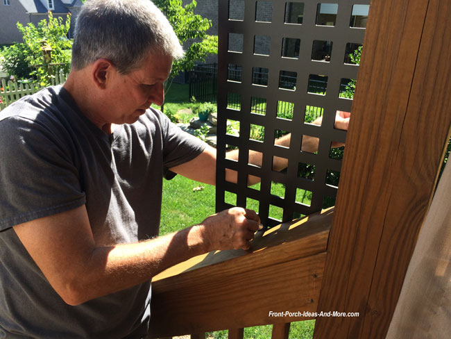 marking angle on privacy panel