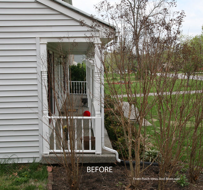Typical Narrow Front Porch Design