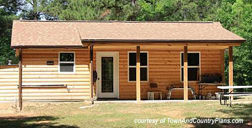 small cabin house plan by TownAndCountry.com