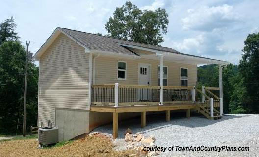 small cabin house plan by TownAndCountry.com