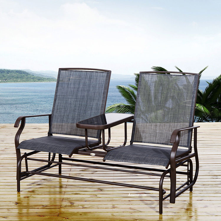 metal porch gliders outdoor furniture