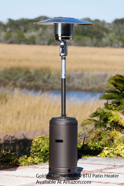 Golden Flame 46,000 BTU patio heater