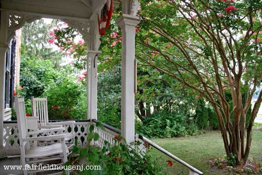 Fairfield House with rocking chairs