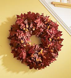 maple leaf wreath