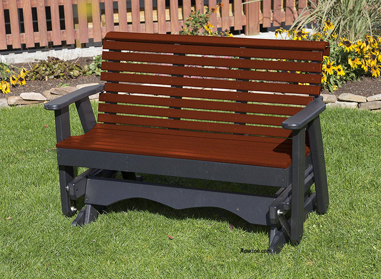 Recycled Plastic Glider Outdoor Furniture Glider Porch Gliders