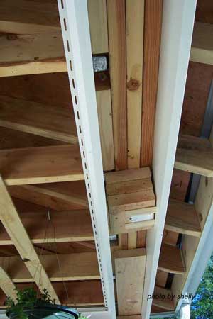 Porch Ceilings Installing Vinyl Bead Board Ceiling