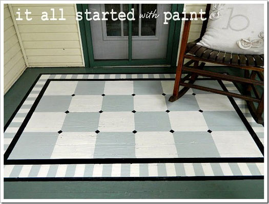 Linda's painted rug