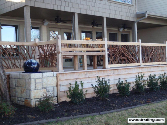 Mountain Laurel Handrail: Wood Railings, Decks, Stairs