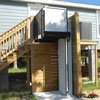 wheelchair ramp on Victorian home