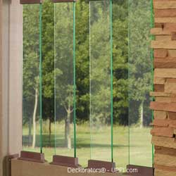 straight glass balusters