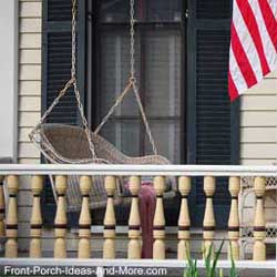 Turned porch balusters