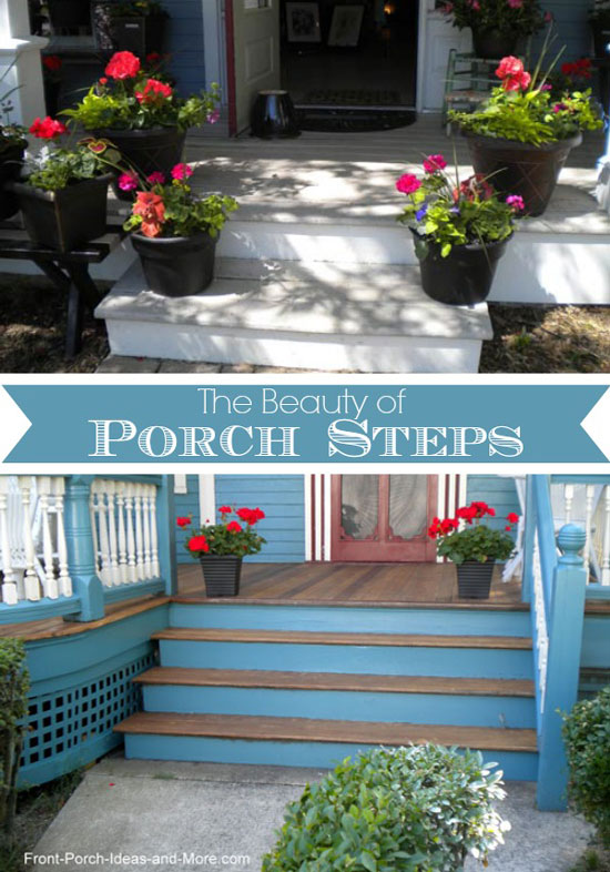 concrete steps decor ideas