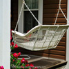wicker front porch swing