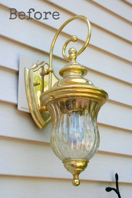 Easy Porch Updates Our Hometalk Curated Board Outdoor Light Fixture Before Paint