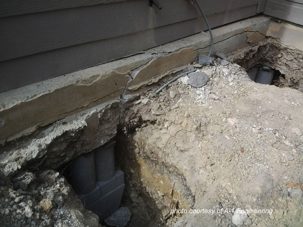 porch slab crack repair